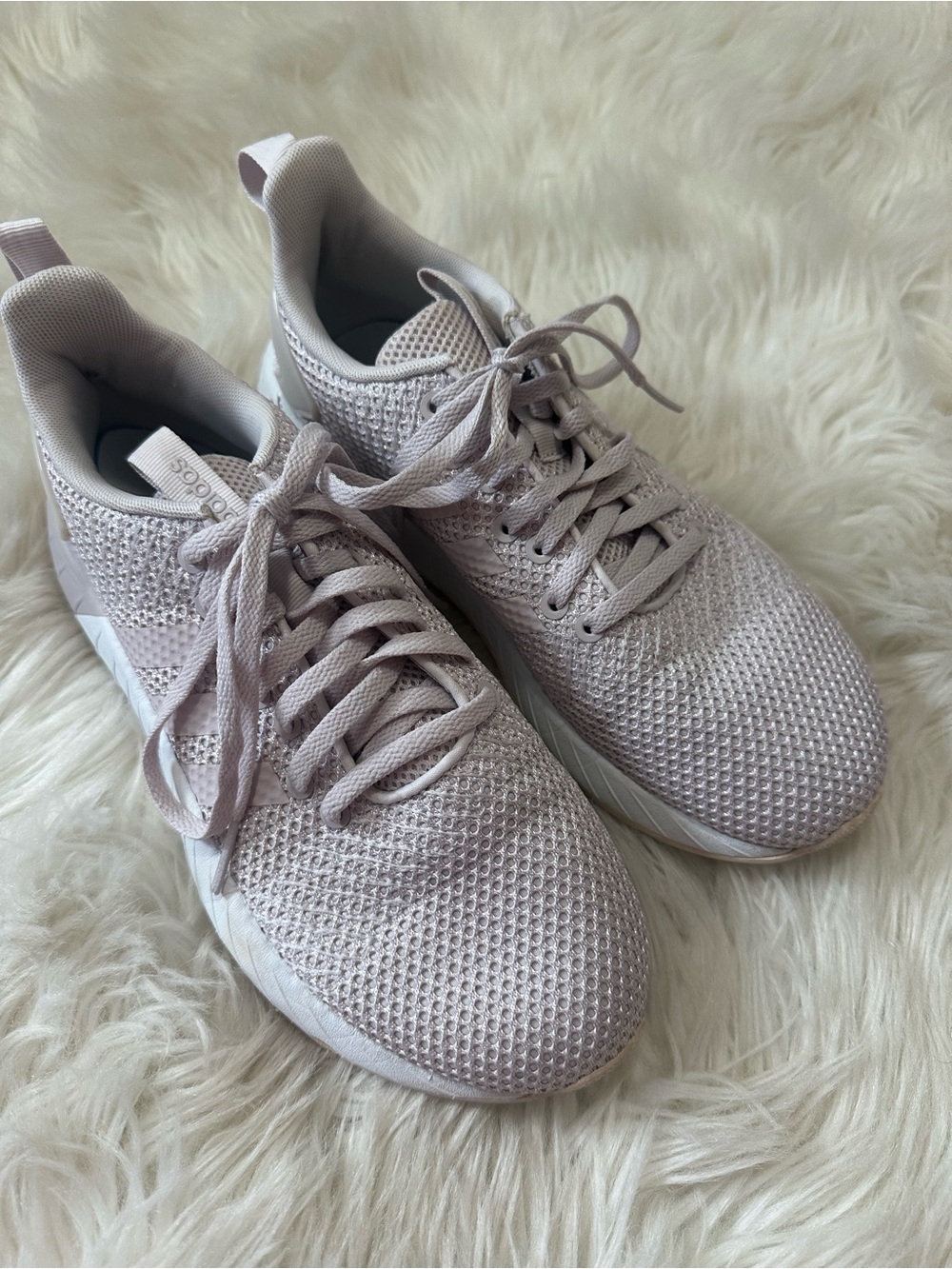 adidas Women's Knit Lace-Up Sneakers - Picture 1 of 4